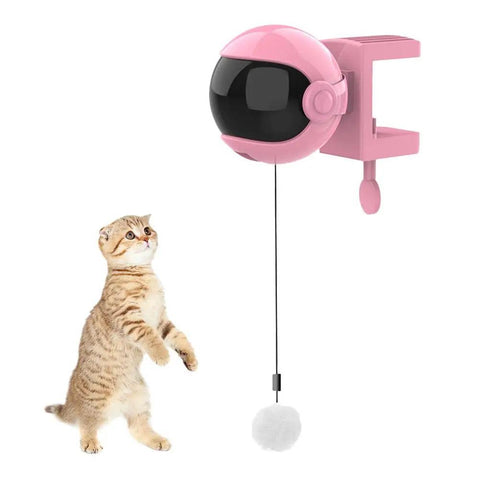 FlutterFun Electric Cat Toy – Interactive Yo-Yo Teaser with Rotating Lifting Ball!