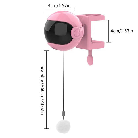 FlutterFun Electric Cat Toy – Interactive Yo-Yo Teaser with Rotating Lifting Ball!