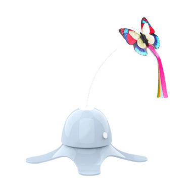 WhirlWing Cat Toy – Electric Rotating Butterfly for Fun & Exercise! - playtechtoy