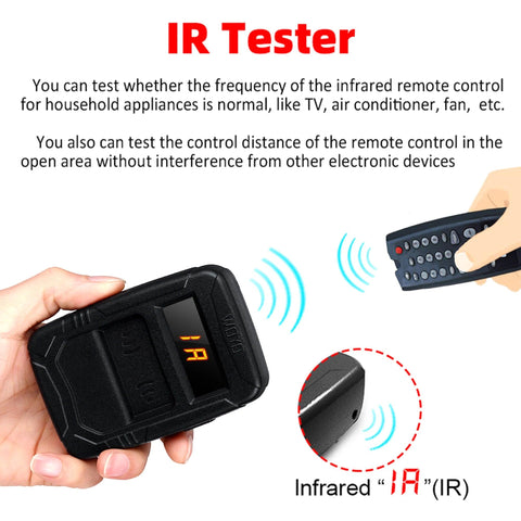 WOYO Car Key Frequency Tester – 10-1000MHz RF, IR, Remote Control & Door Key Detector