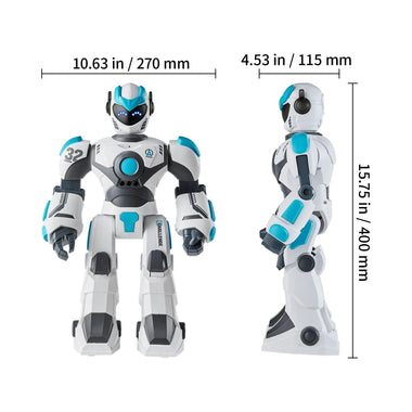 RC Robot Toy | Mechanical Combat Police Robot with Singing, Dancing & Early Education Features - Perfect Birthday Gift for Kids - playtechtoy