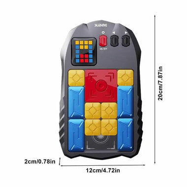 Super Slide Huarong Road Smart Sensor Puzzle | 500+ Levels of Brain Teasers & Interactive Fidget Toys for Kids - Perfect Gift - playtechtoy
