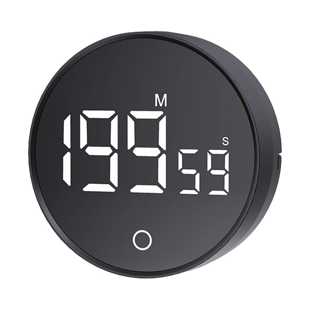 Magnetic Digital Kitchen Timer – Large LED Display & Alarm for Cooking