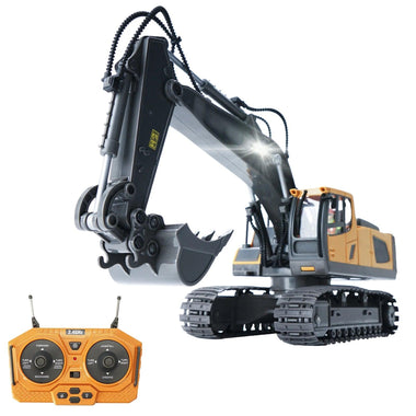 1/20 RC Excavator – 11CH Construction Truck with Lights & Music, Educational - playtechtoy