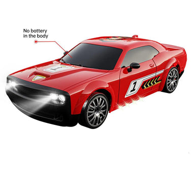 2.4G RC Drift Car – 4WD LED Light Racing Car, AE86 vs GTR Model - playtechtoy